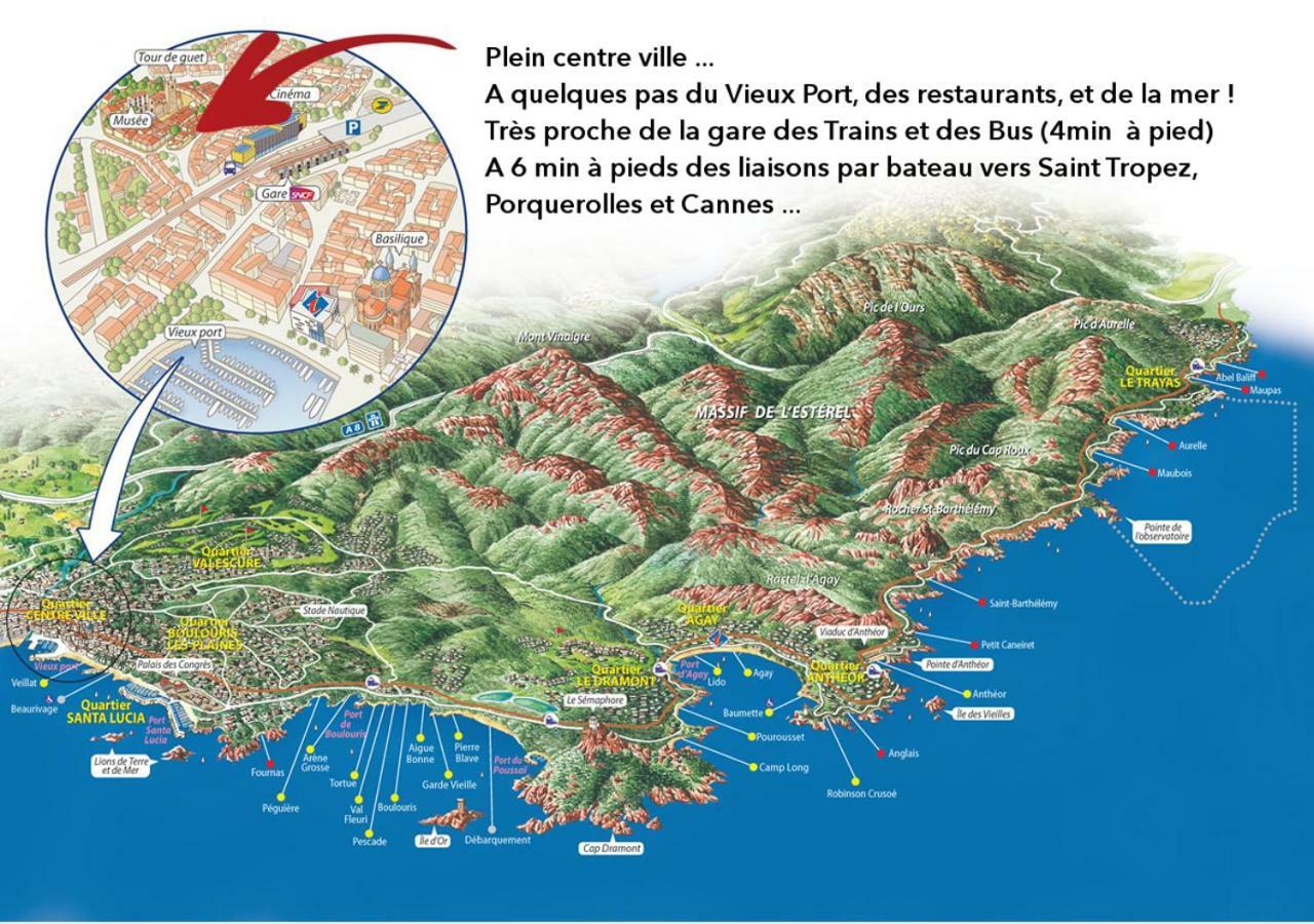 Liberte Plein Centre * Saint-Raphael (Var)